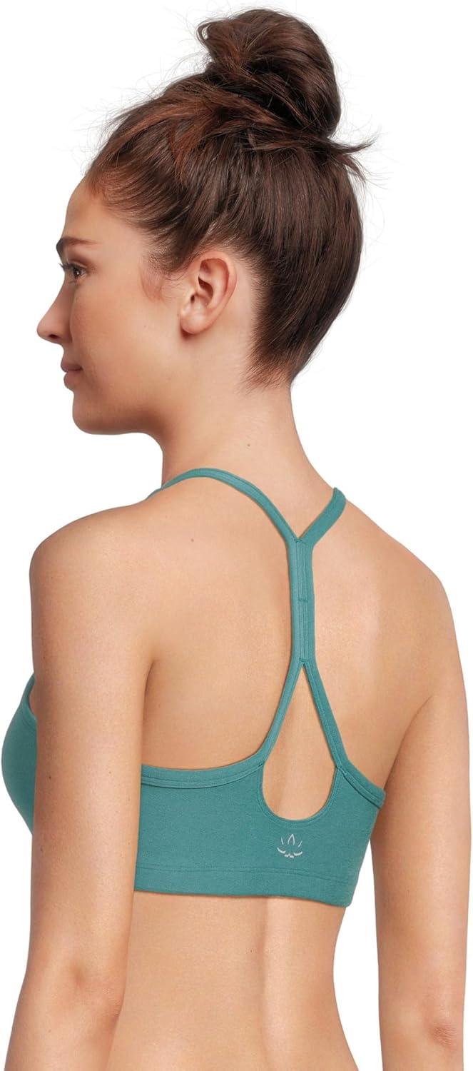 image:imageBeyond Yoga Womens Spacedye Slim Racerback BraDeep Aqua Heather