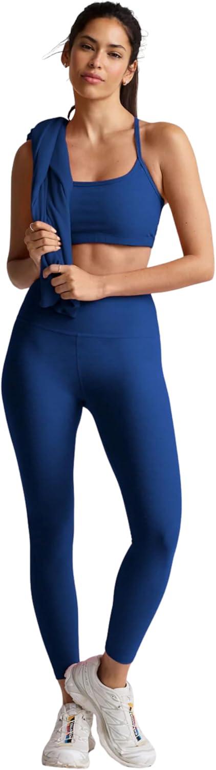 image:imageBeyond Yoga Womens Spacedye Slim Racerback BraMarine Blue Heather