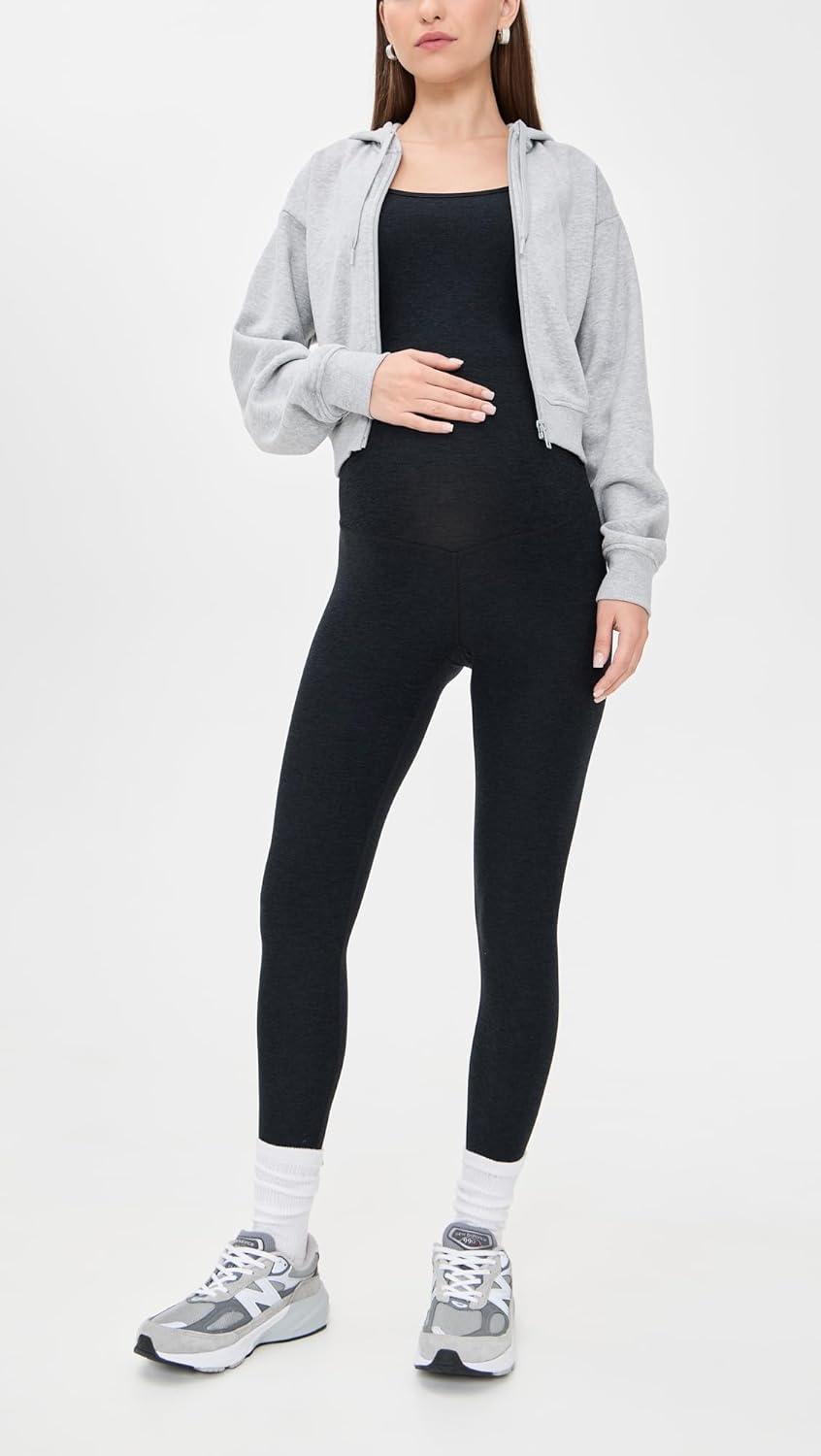 image:imageBeyond Yoga Womens Spacedye Uplevel Maternity JumpsuitDarkest Night