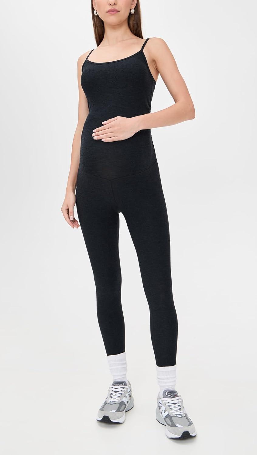 image:imageBeyond Yoga Womens Spacedye Uplevel Maternity JumpsuitDarkest Night