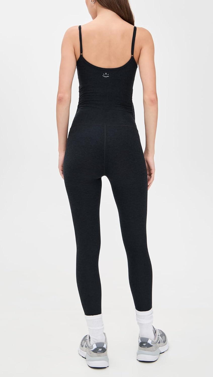 image:imageBeyond Yoga Womens Spacedye Uplevel Maternity JumpsuitDarkest Night