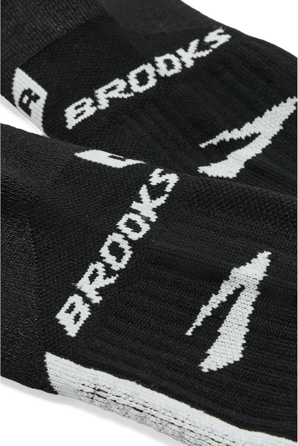 image:imageBrooks Ghost Crew Socks I Performance Running Cushioned Socks with Arch Support for Men amp WomenBlackBrooks