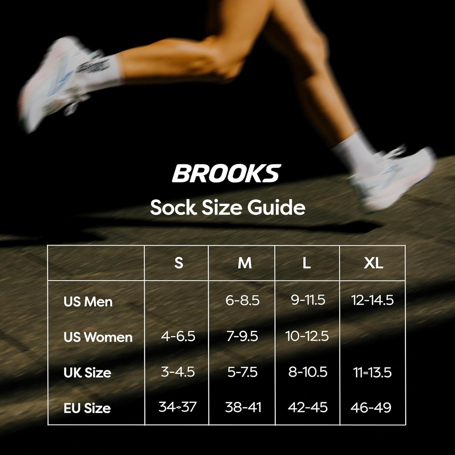 image:imageBrooks Ghost Crew Socks I Performance Running Cushioned Socks with Arch Support for Men amp WomenTexas23