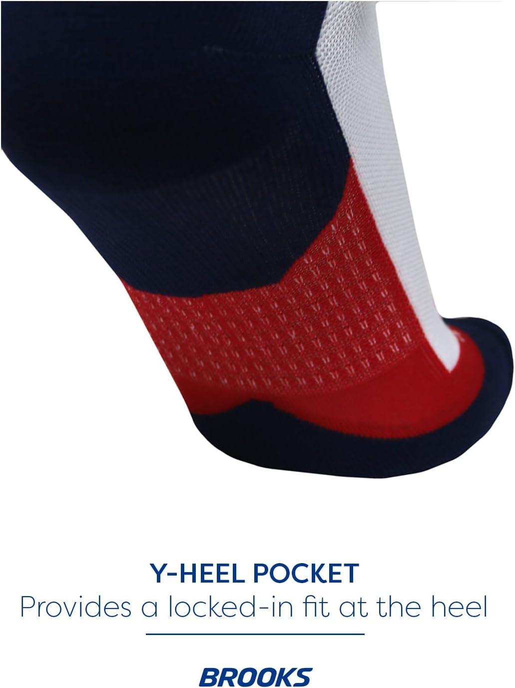 image:imageBrooks Ghost Crew Socks I Performance Running Cushioned Socks with Arch Support for Men amp WomenTexas23