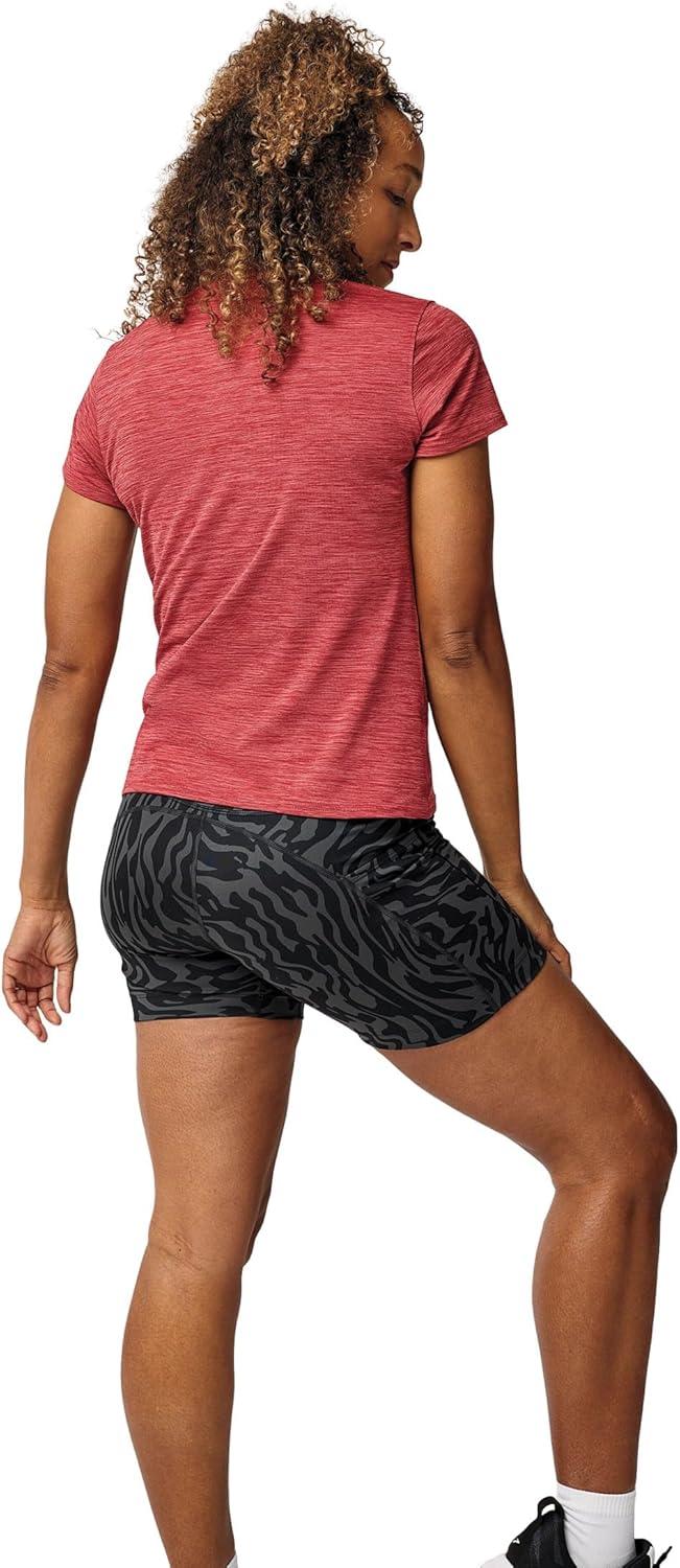 image:imageBrooks Luxe Short SleeveHeather Earth Red