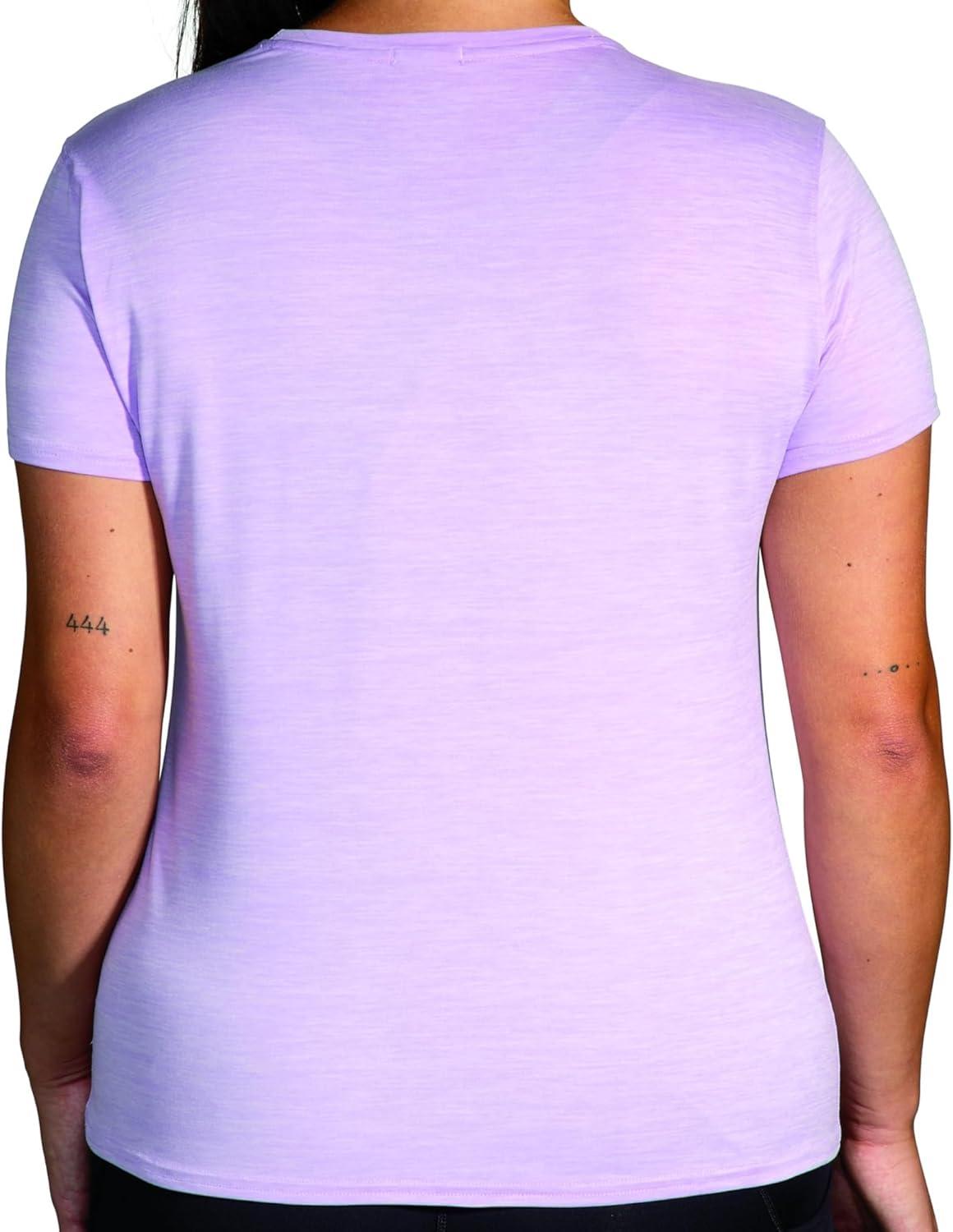 image:imageBrooks Luxe Short SleeveHeather Light Ash 1