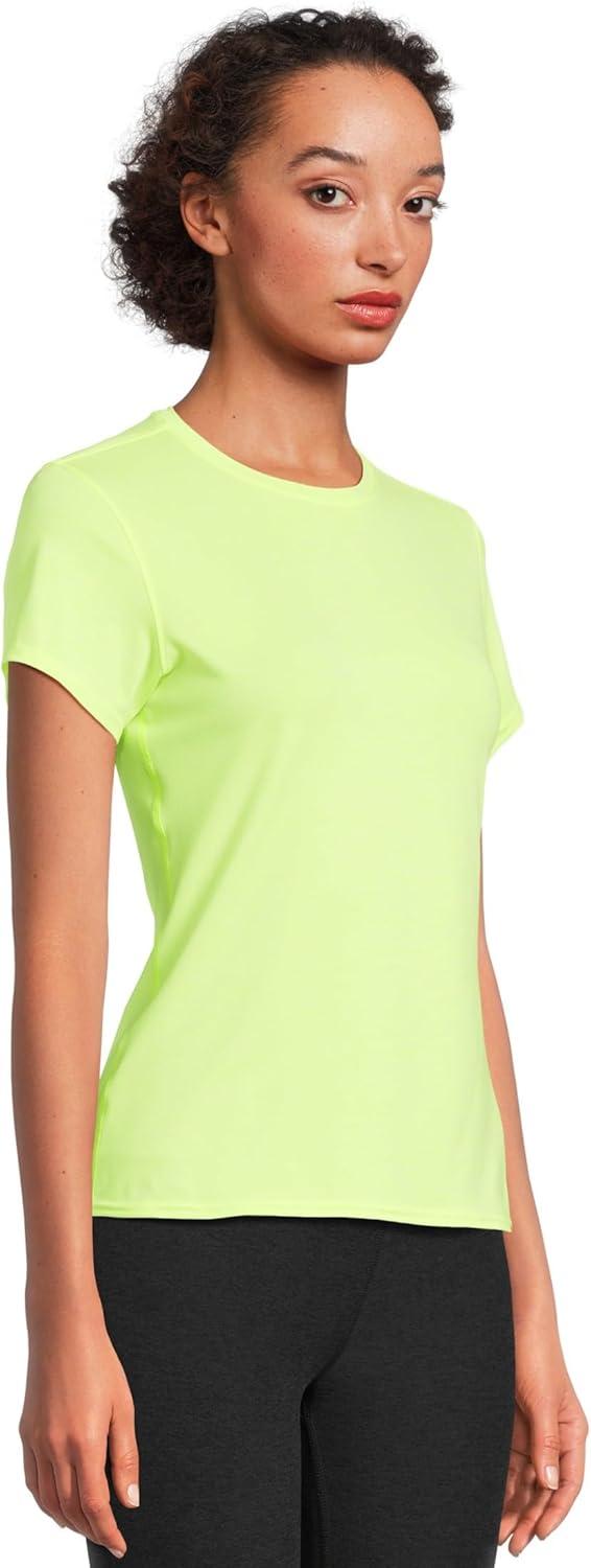 image:imageBrooks Luxe Short SleeveHeather Neo Yellow