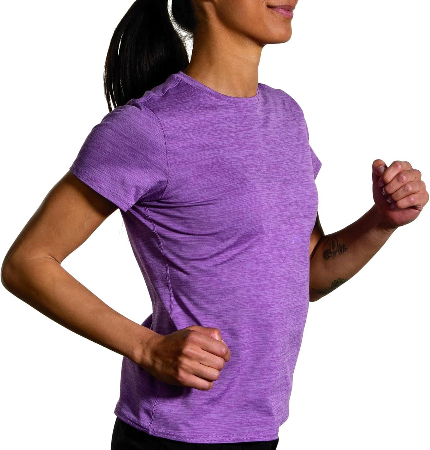 image:imageBrooks Luxe Short SleeveHeather Washed Plum