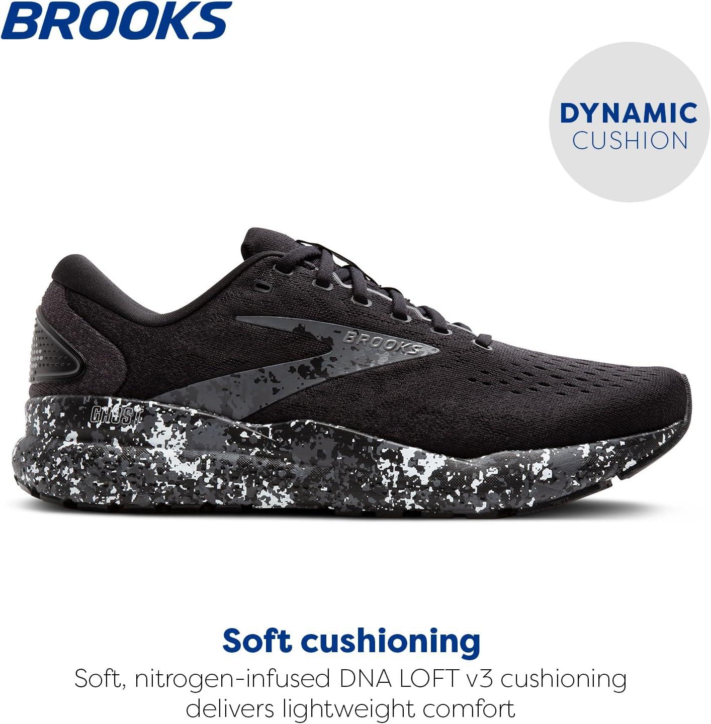 image:imageBrooks Mens Ghost 16 Neutral Running ShoeBlackIronLava