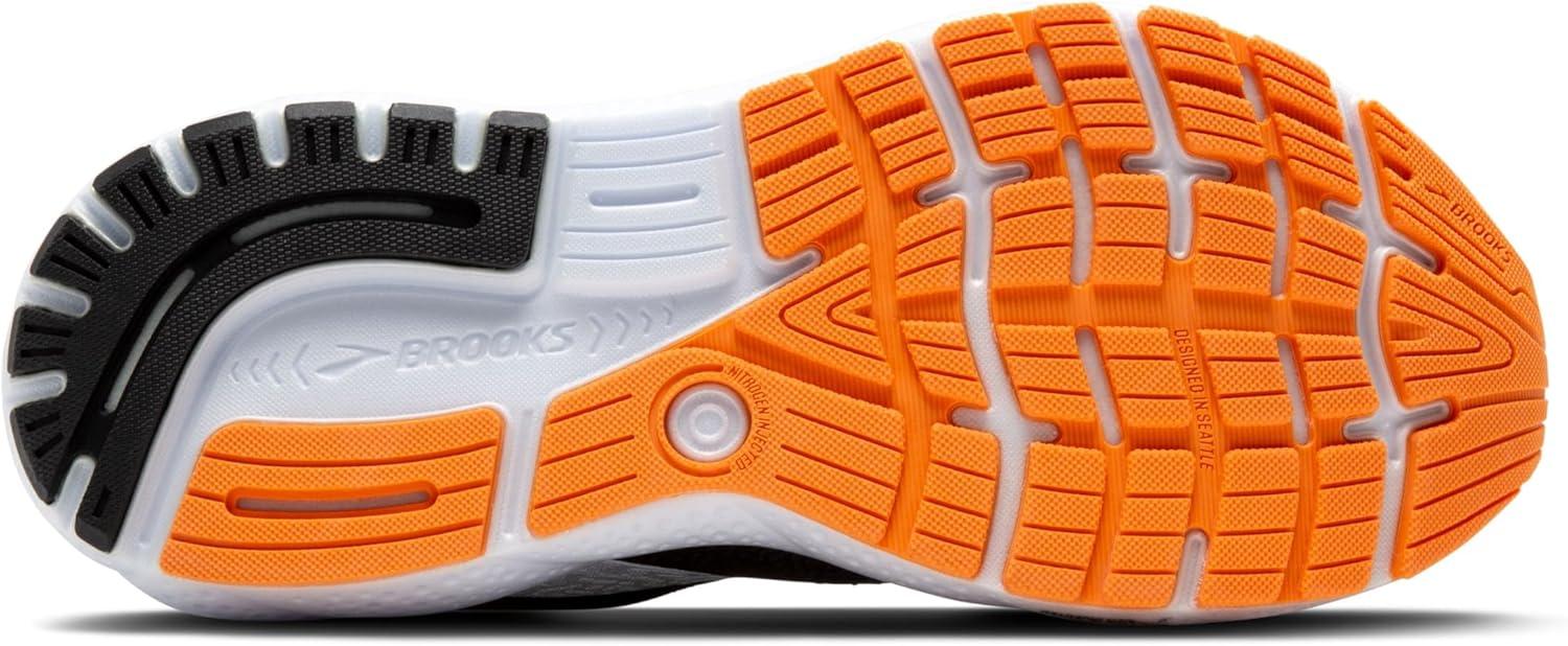 image:imageBrooks Mens Ghost 16 Neutral Running ShoeBlackOrangeWhite