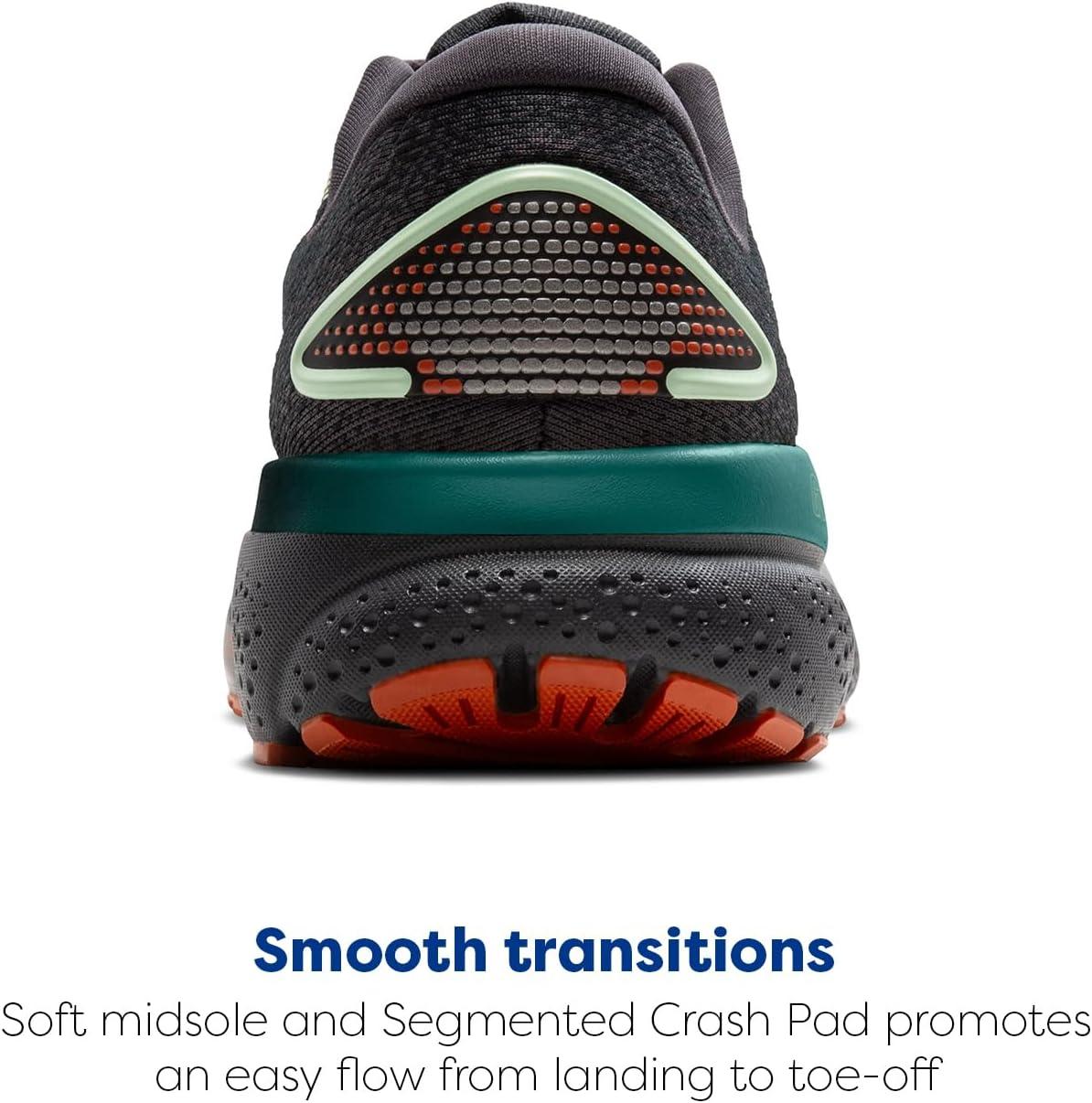 image:imageBrooks Mens Ghost 16 Neutral Running ShoeBlackened PearlJune BugGreen