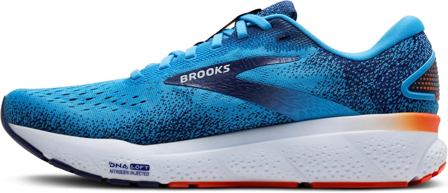 image:imageBrooks Mens Ghost 16 Neutral Running ShoeBonnie BlueBlue RibbonOrange