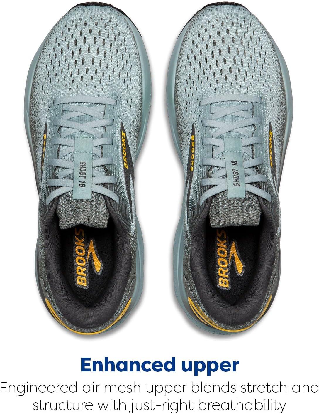 image:imageBrooks Mens Ghost 16 Neutral Running ShoeCloudGreyGold