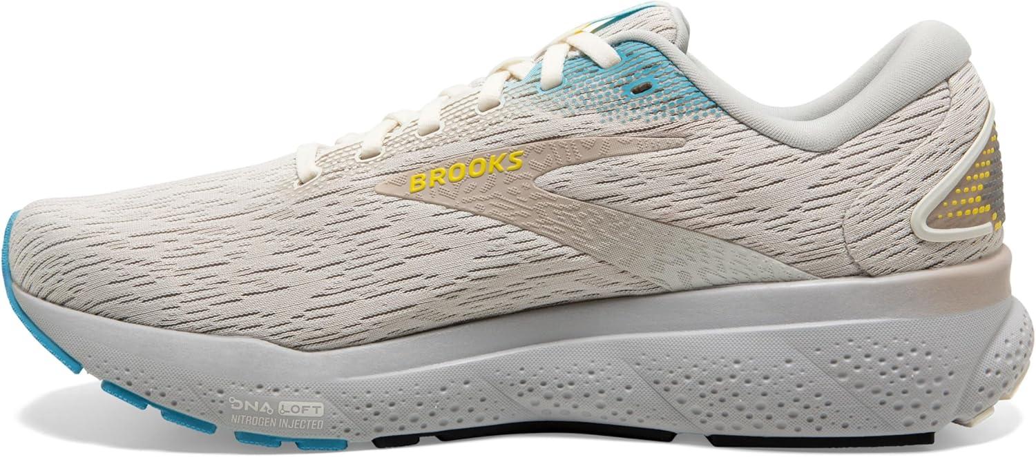 image:imageBrooks Mens Ghost 16 Neutral Running ShoeCoconutBlueYellow
