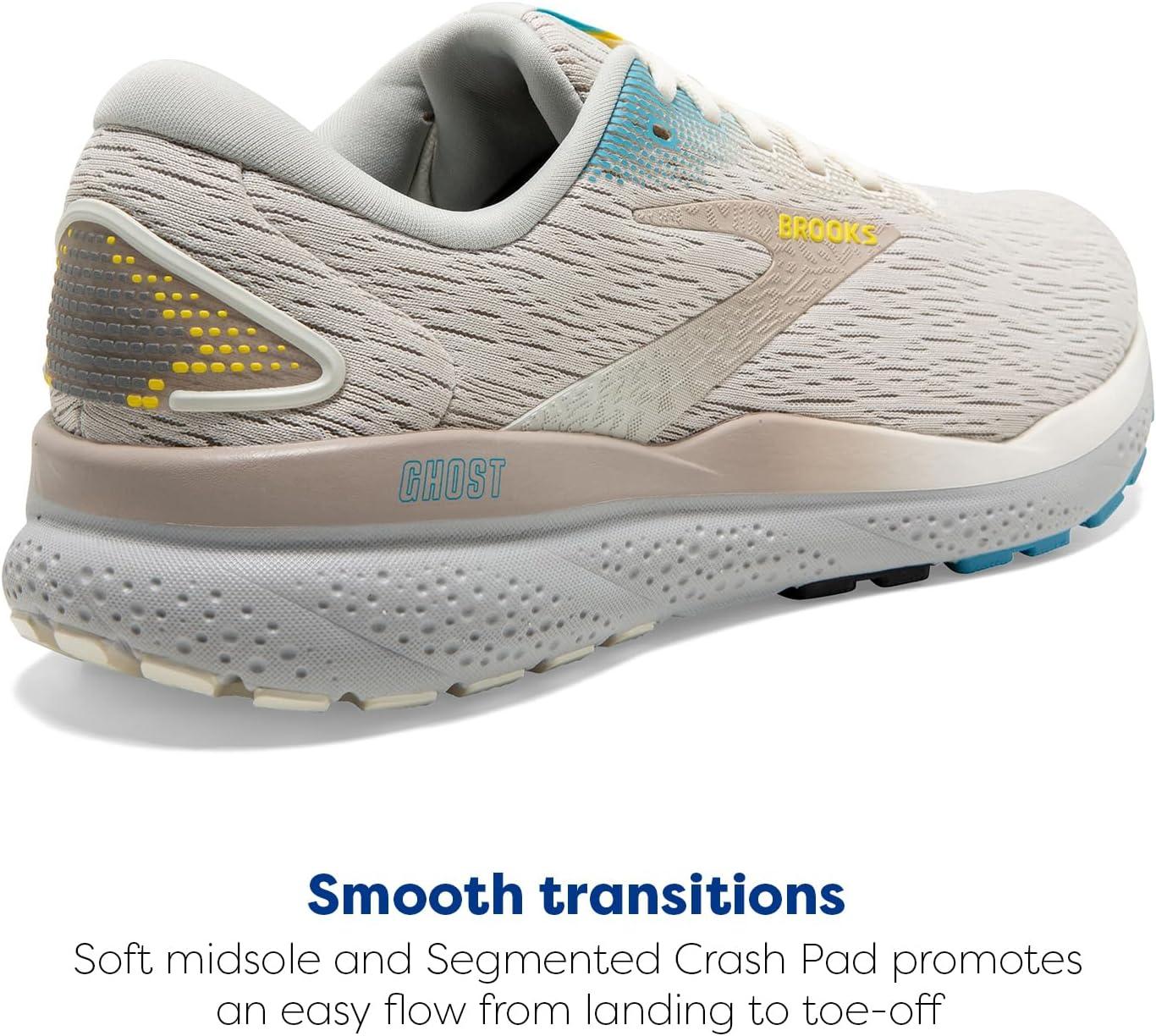 image:imageBrooks Mens Ghost 16 Neutral Running ShoeCoconutBlueYellow