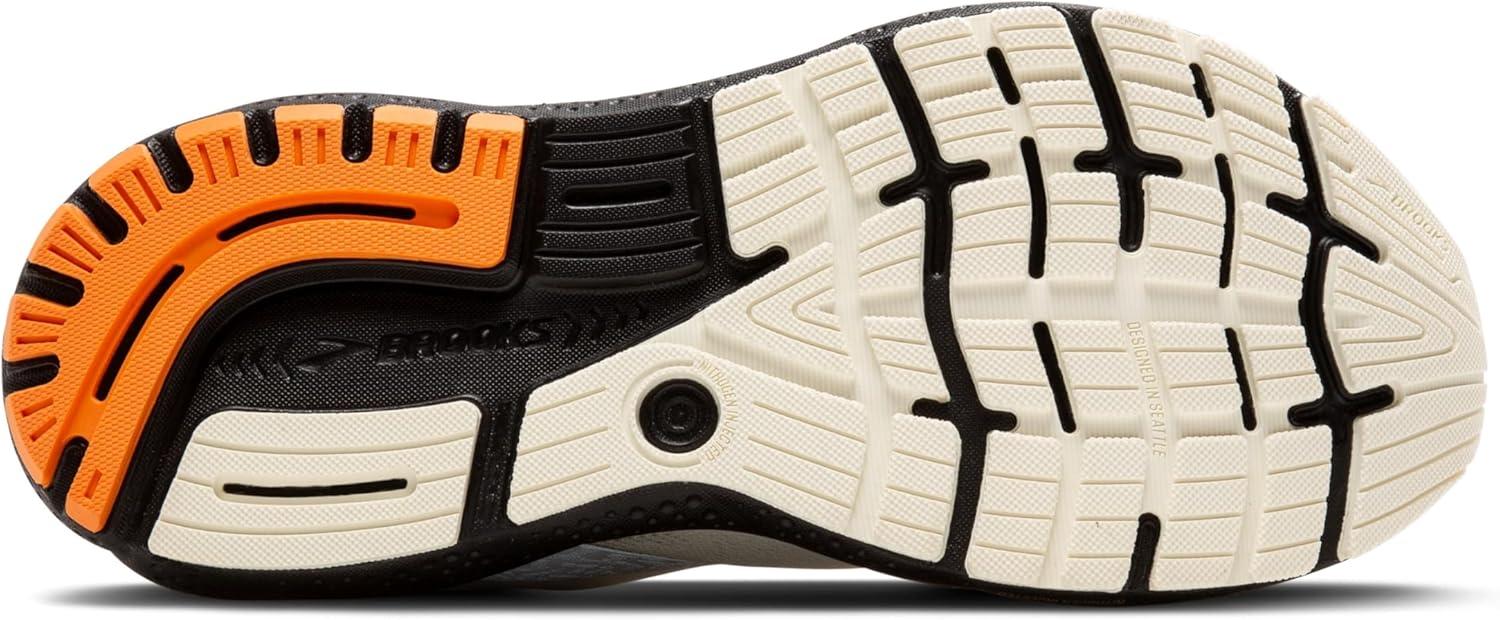 image:imageBrooks Mens Ghost 16 Neutral Running ShoeEcruOrangeBlack