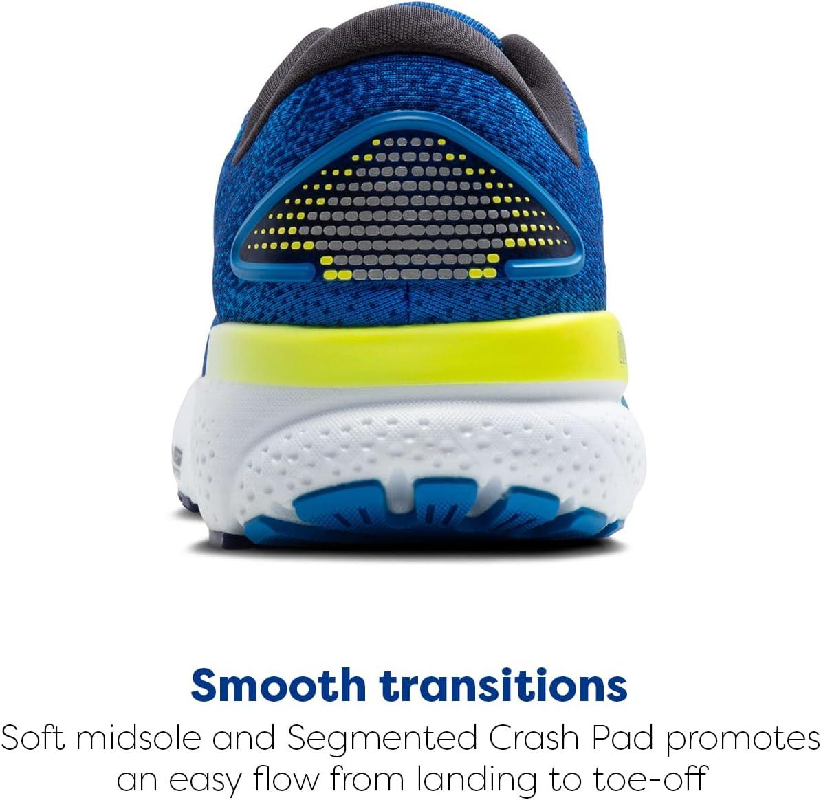 image:imageBrooks Mens Ghost 16 Neutral Running ShoeElectric BlueNavyLemon