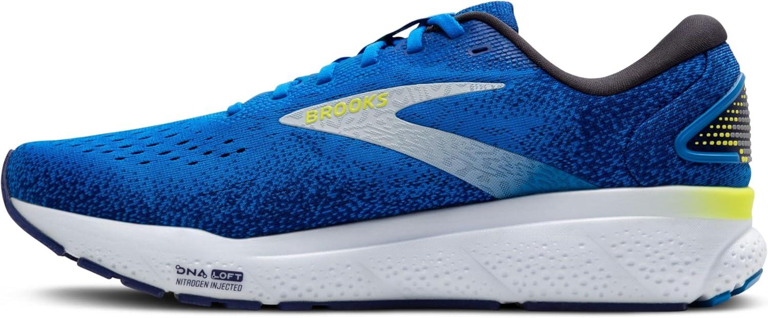 image:imageBrooks Mens Ghost 16 Neutral Running ShoeElectric BlueNavyLemon