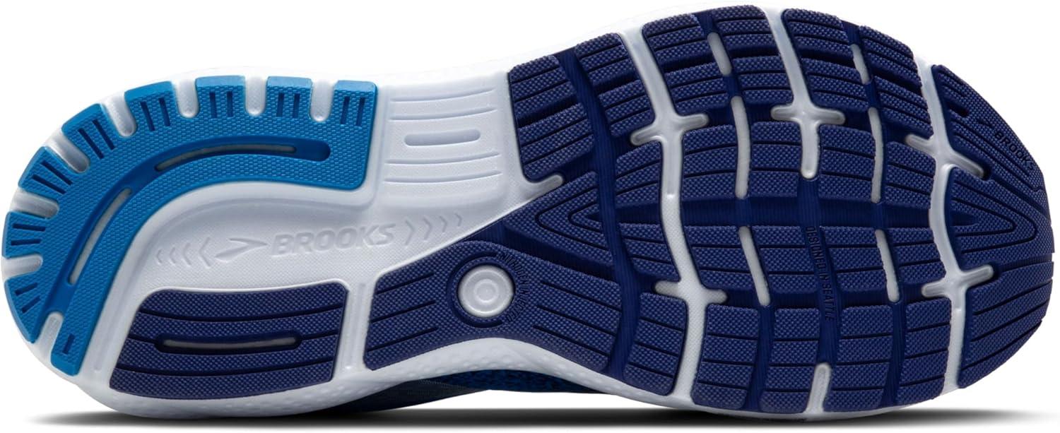 image:imageBrooks Mens Ghost 16 Neutral Running ShoeElectric BlueNavyLemon