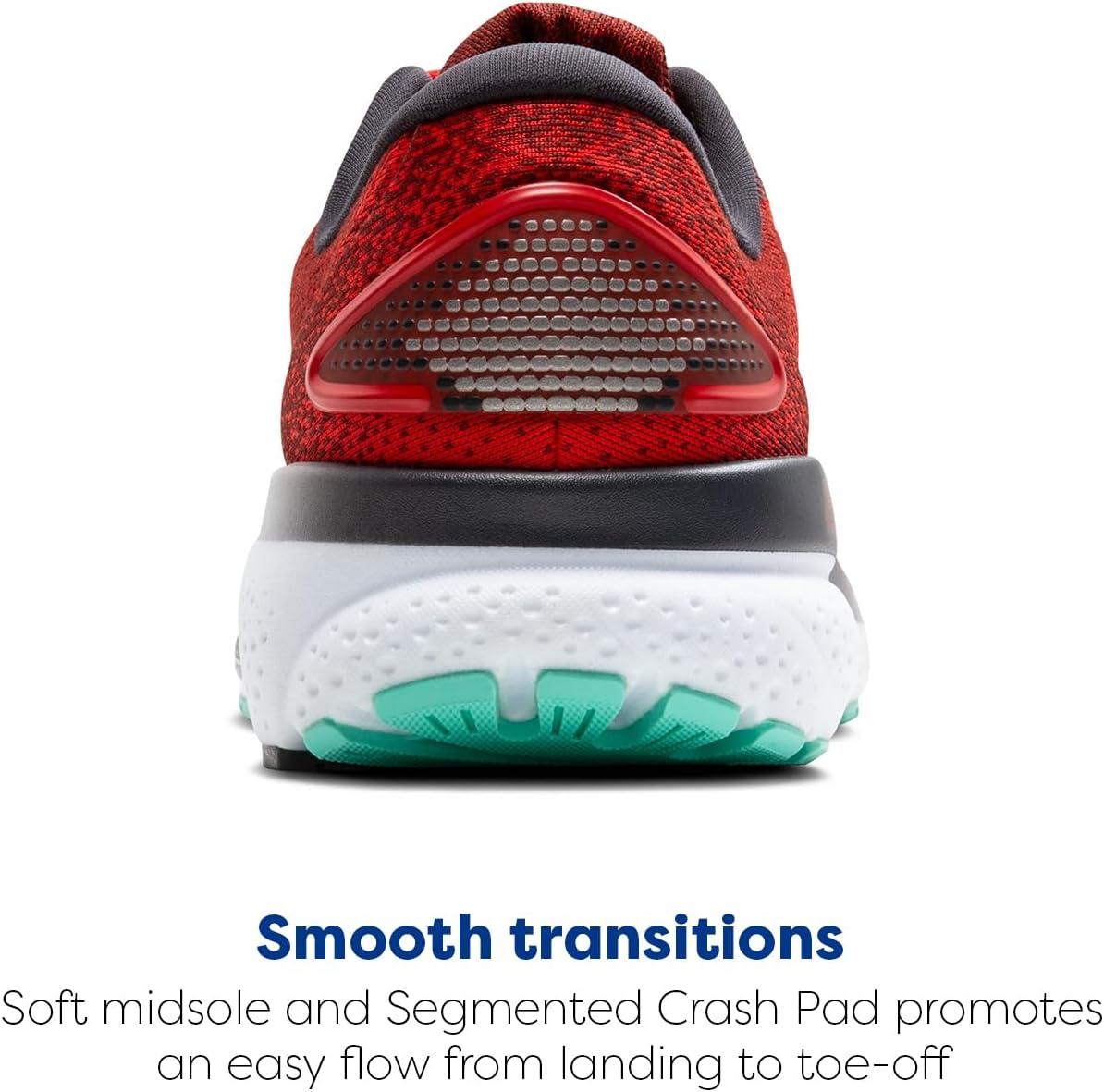 image:imageBrooks Mens Ghost 16 Neutral Running ShoeFiery RedEbonyCockatoo