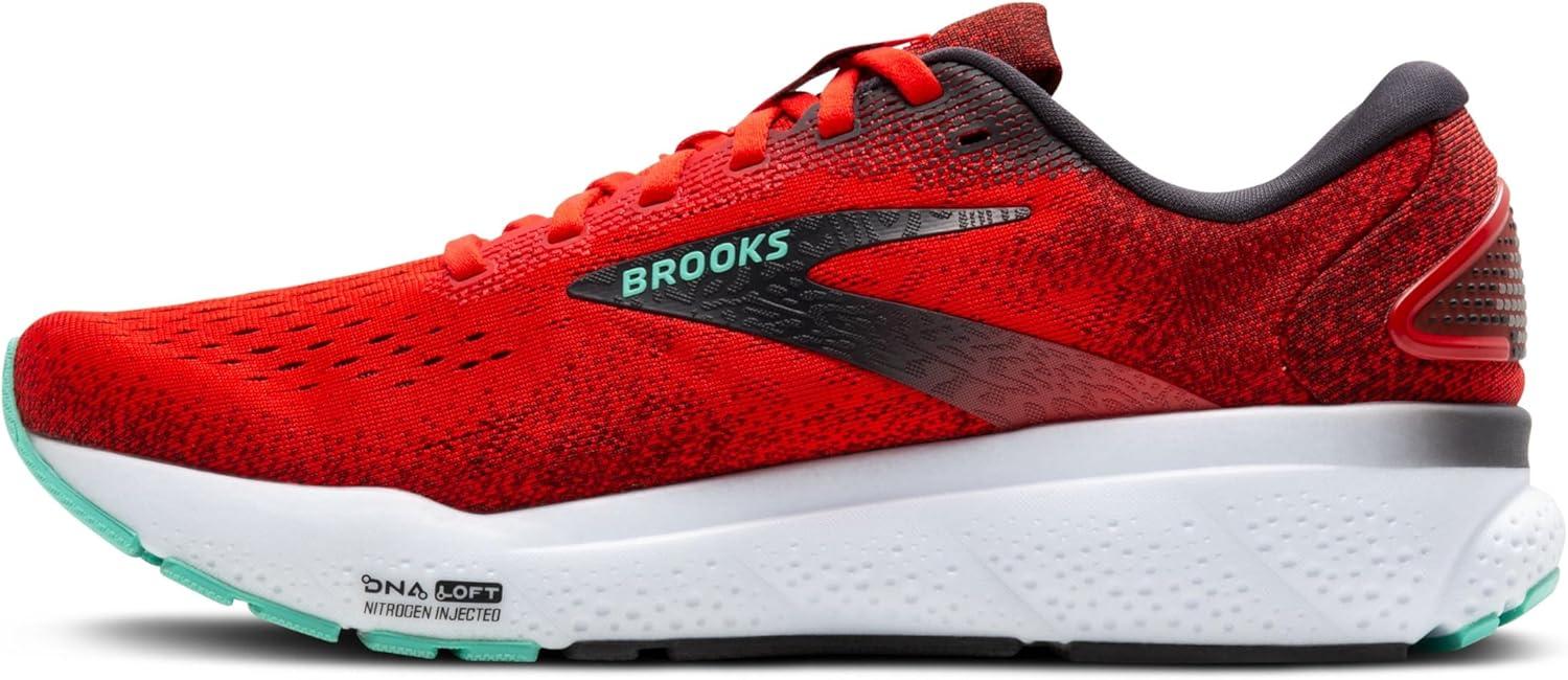 image:imageBrooks Mens Ghost 16 Neutral Running ShoeFiery RedEbonyCockatoo