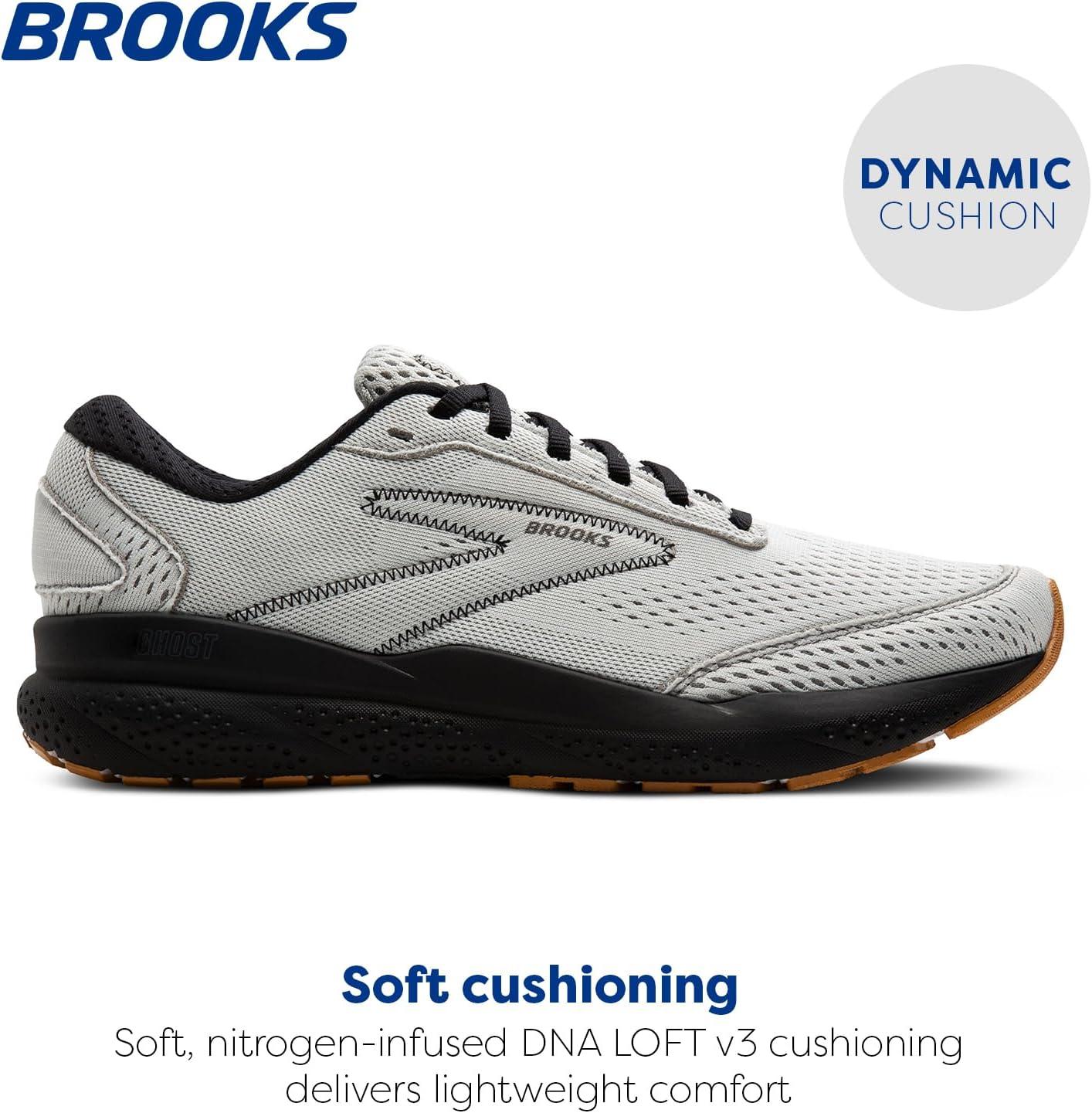 image:imageBrooks Mens Ghost 16 Neutral Running ShoeOysterBlackAlloy