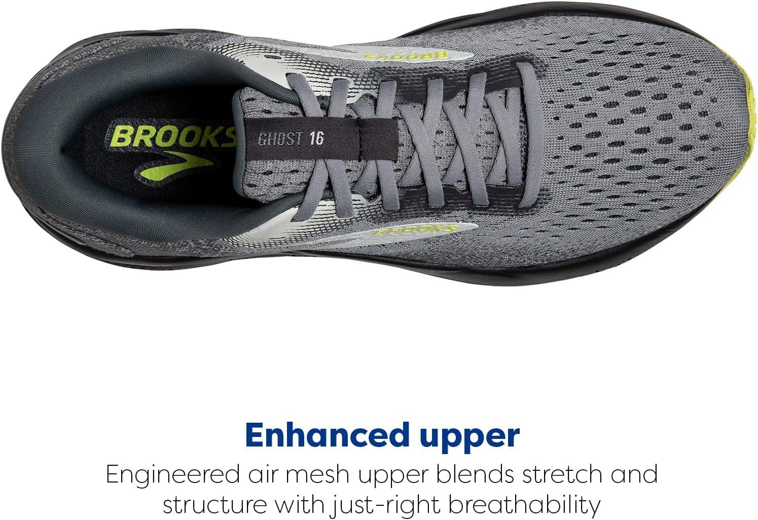 image:imageBrooks Mens Ghost 16 Neutral Running ShoePrimerGreyLime