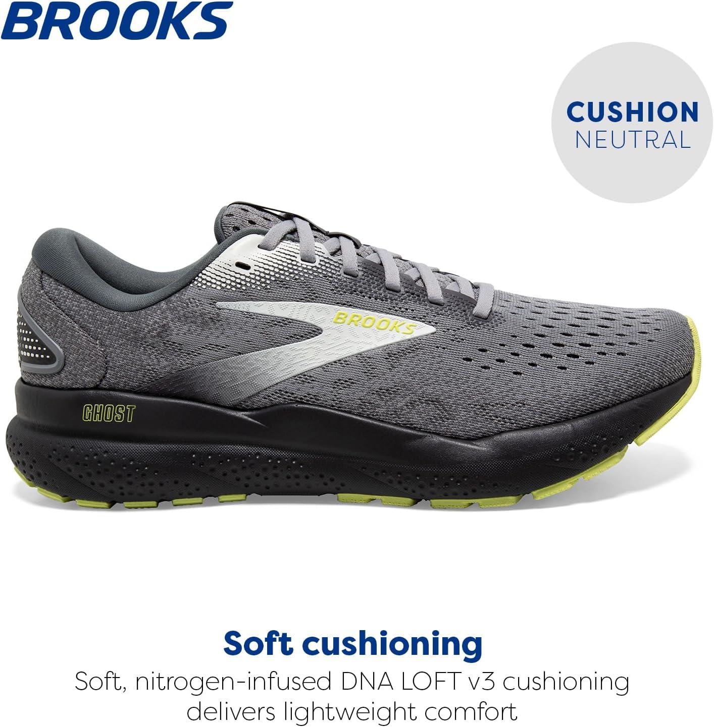 image:imageBrooks Mens Ghost 16 Neutral Running ShoePrimerGreyLime