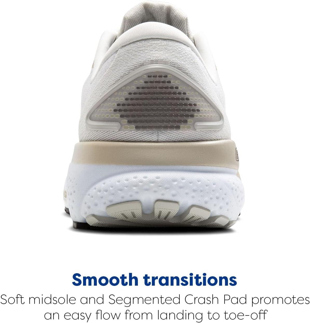 image:imageBrooks Mens Ghost 16 Neutral Running ShoeWhiteCreamPink