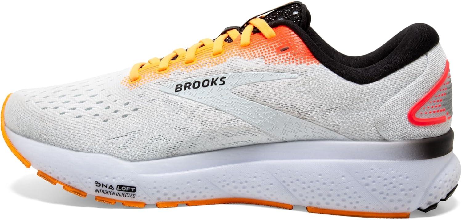 image:imageBrooks Mens Ghost 16 Neutral Running ShoeWhiteIllusionCoral