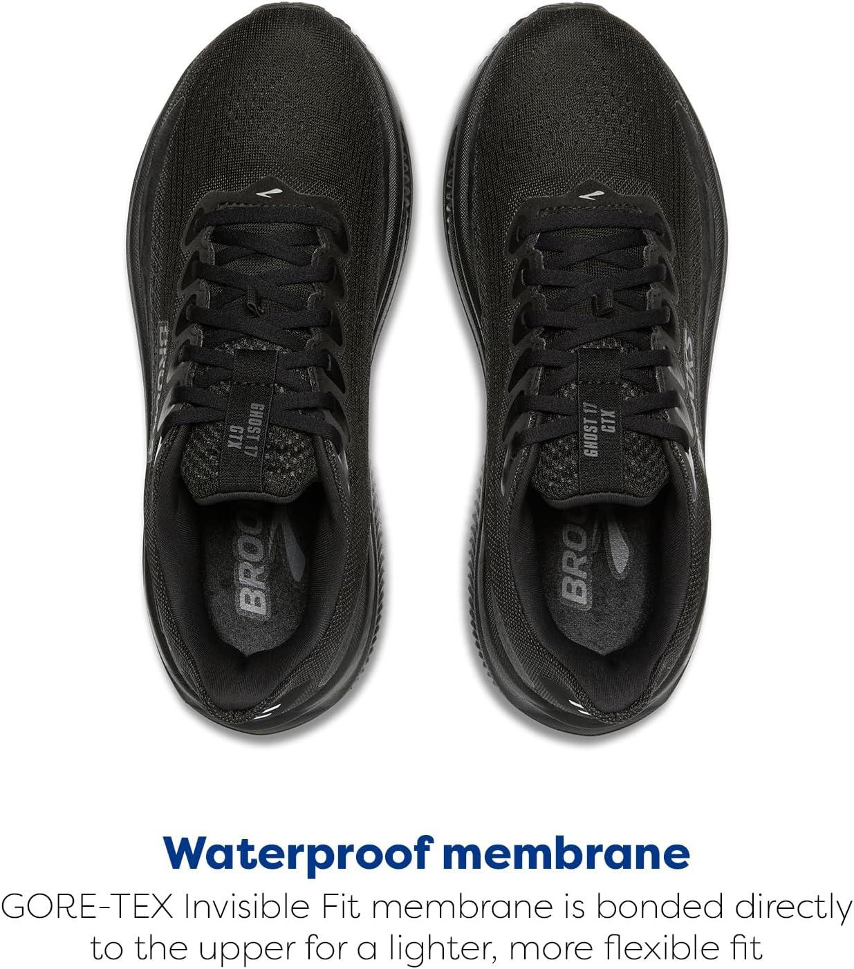 image:imageBrooks Mens Ghost 17 Neutral Running ShoeBlackBlackEbony