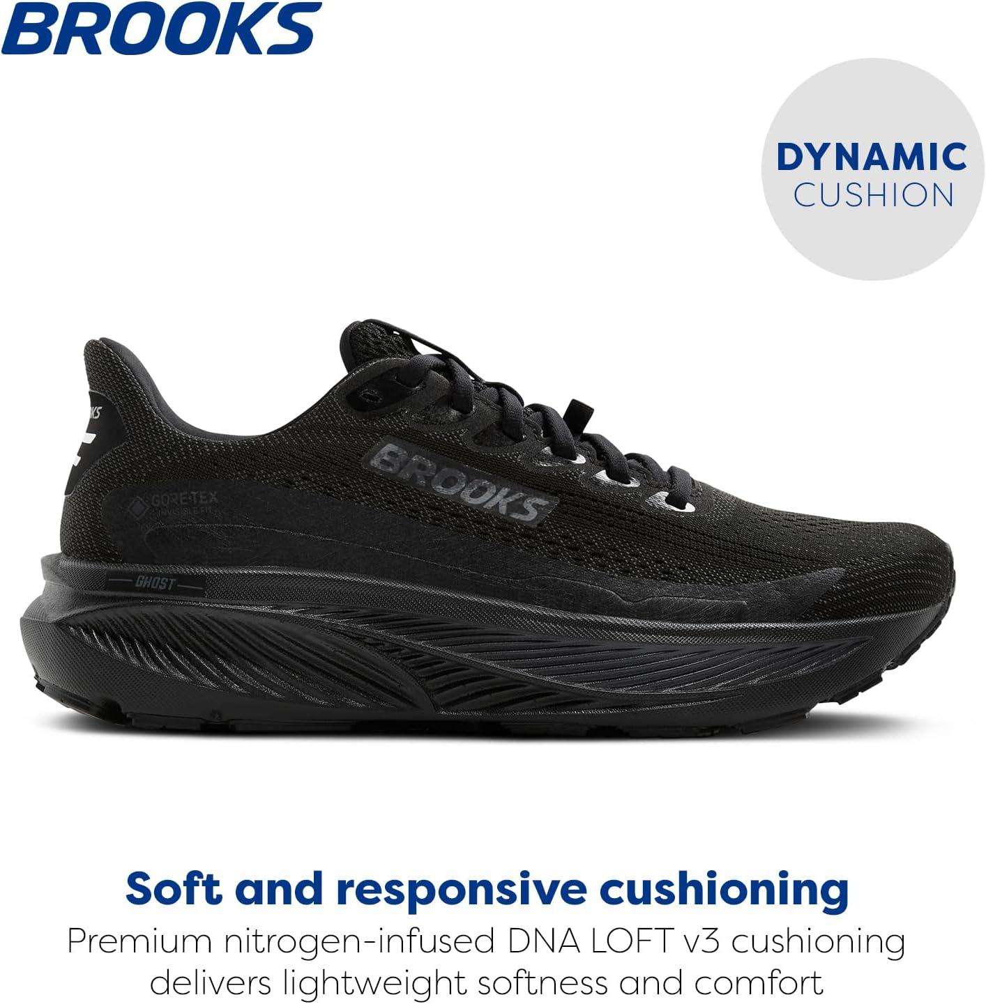 image:imageBrooks Mens Ghost 17 Neutral Running ShoeBlackBlackEbony