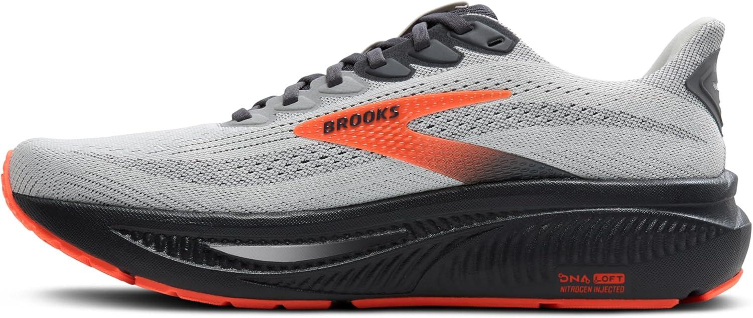 image:imageBrooks Mens Ghost 17 Neutral Running ShoeOyster MushroomOrangeEbony
