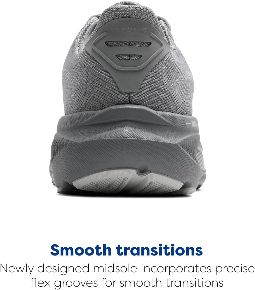 image:imageBrooks Mens Ghost 17 Neutral Running ShoePrimer GrayOyster Mushroom