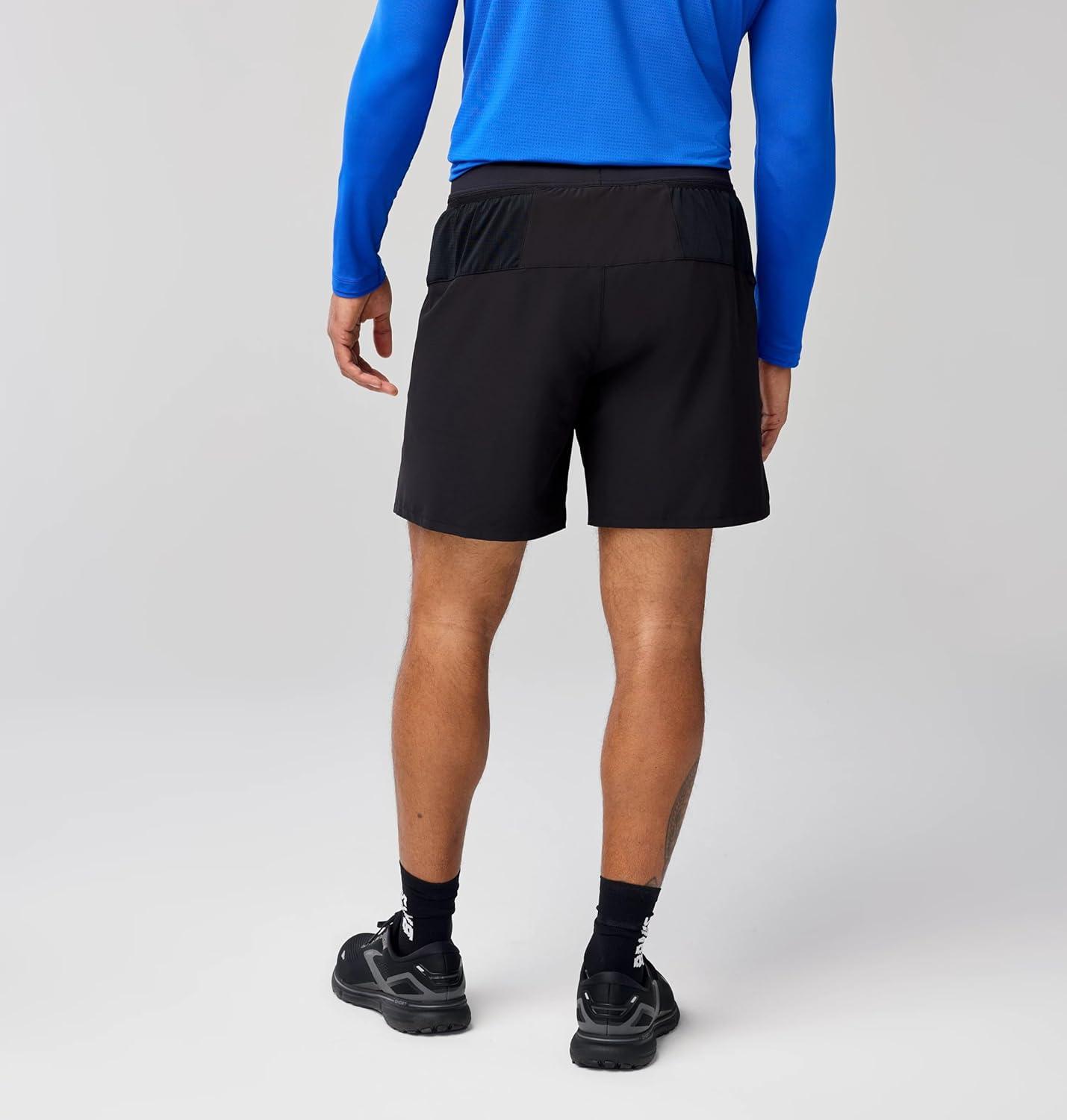 image:imageBrooks Mens Journey 7 2in1 Short Running Shorts Supportive Boxer Liner Secure Storage amp Adjustable FitBlack