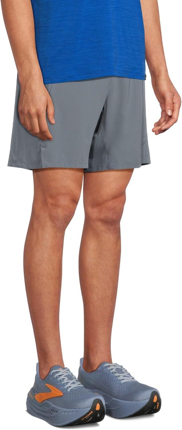 image:imageBrooks Mens Journey 7 2in1 Short Running Shorts Supportive Boxer Liner Secure Storage amp Adjustable FitStorm