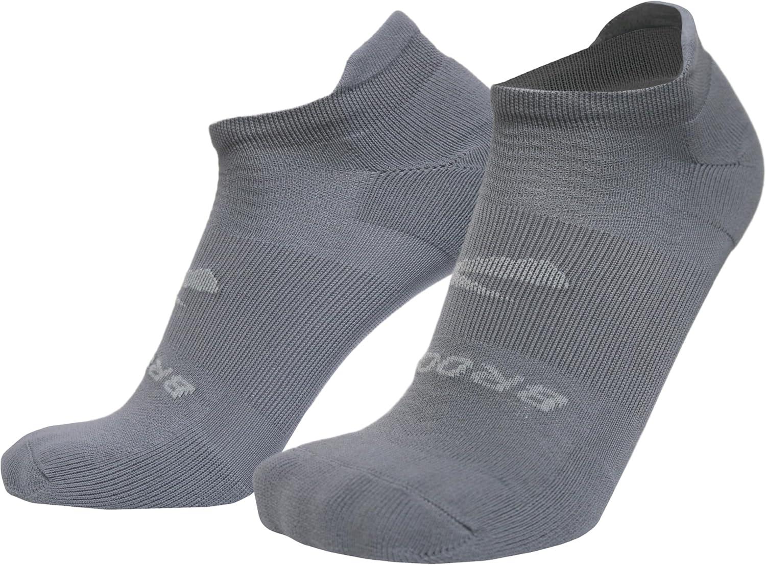 image:imageBrooks RunIn No Show Socks I Men amp Women Performance Athletic Running Socks I Comfort Fit 3Pack SetAsphalt