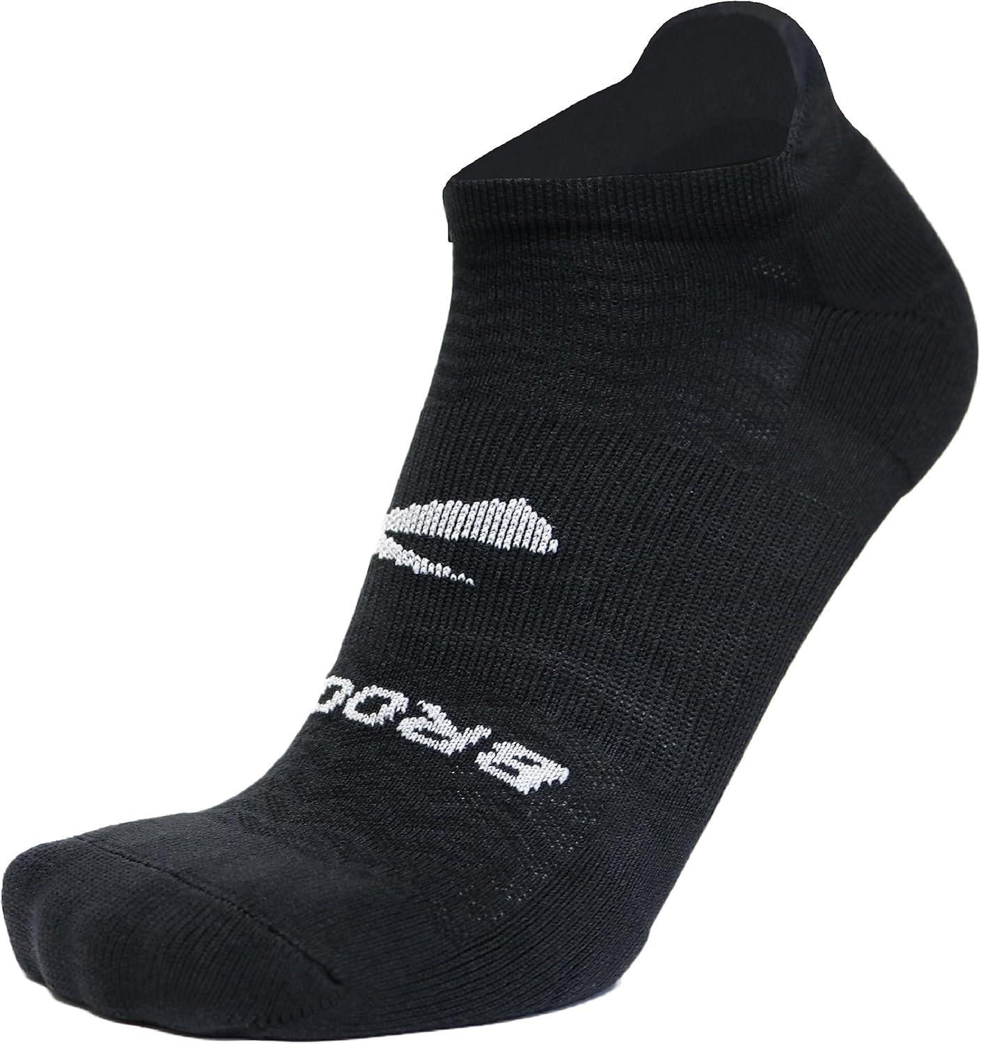 image:imageBrooks RunIn No Show Socks I Men amp Women Performance Athletic Running Socks I Comfort Fit 3Pack SetBlack