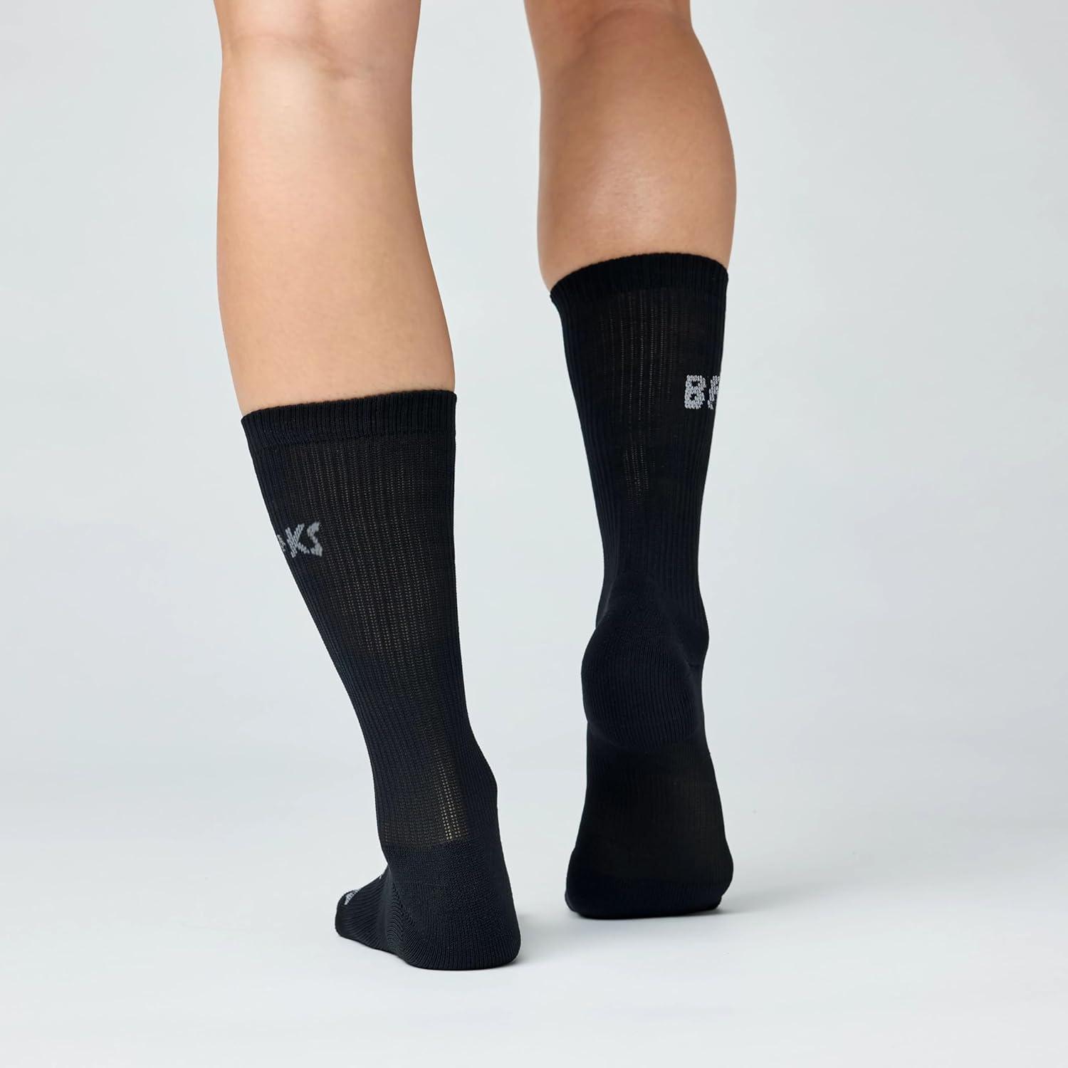 image:imageBrooks RunIn Quarter Sock 3Pack Quarter Length Cushioned Sweat Wicking Running Socks with Arch Support for Men amp WomenBlackBrooks