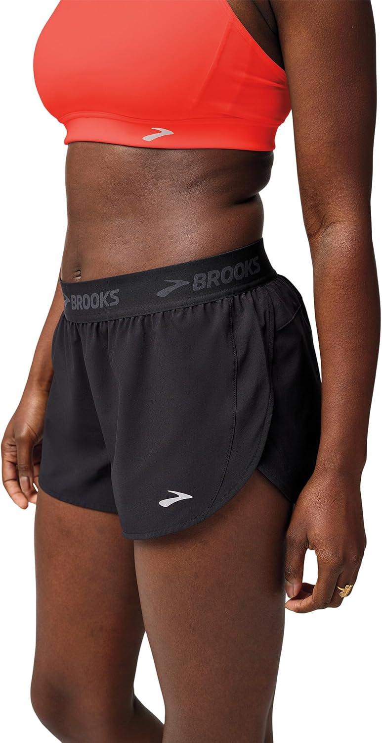 image:imageBrooks Womens Breakaway 25 ShortsBlack