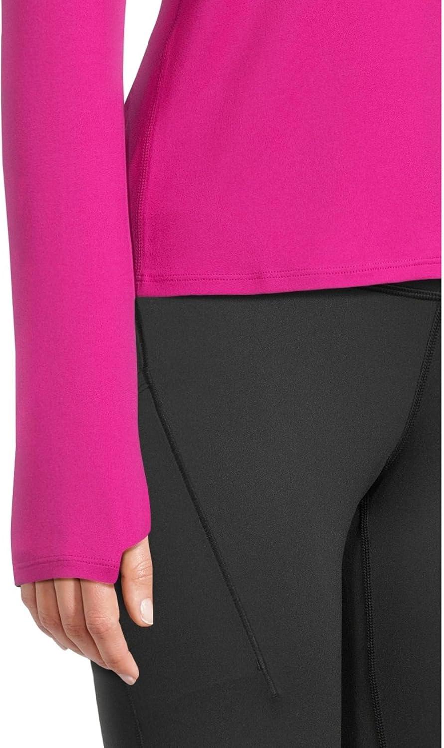 image:imageBrooks Womens Dash 12 Zip 30 Long Sleeve Running Top UPF 50 Sun Protection Soft SweatWicking Fabric amp Watch WindowMagenta