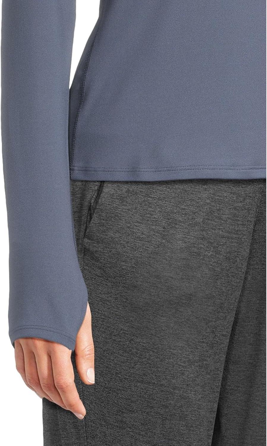 image:imageBrooks Womens Dash 12 Zip 30 Long Sleeve Running Top UPF 50 Sun Protection Soft SweatWicking Fabric amp Watch WindowNightshadow