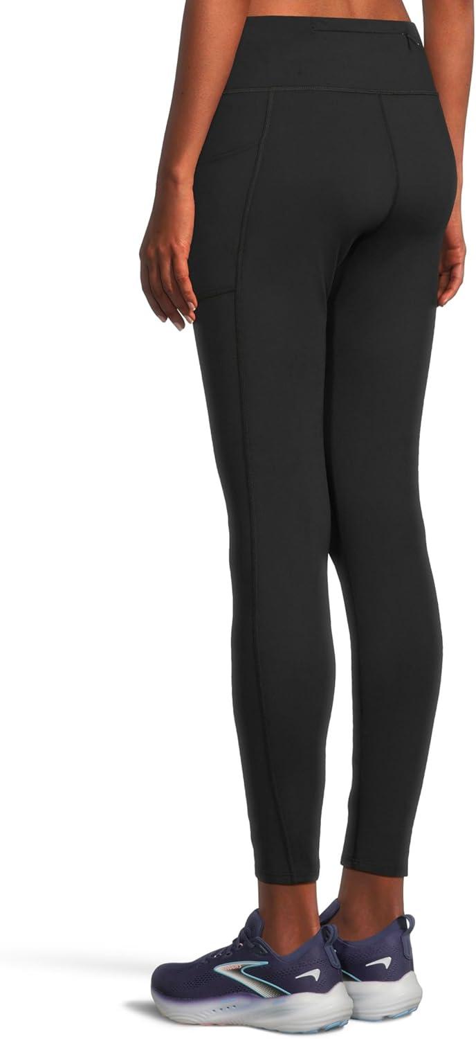 image:imageBrooks Womens Momentum Thermal Tight 20BlackSpeed Logo