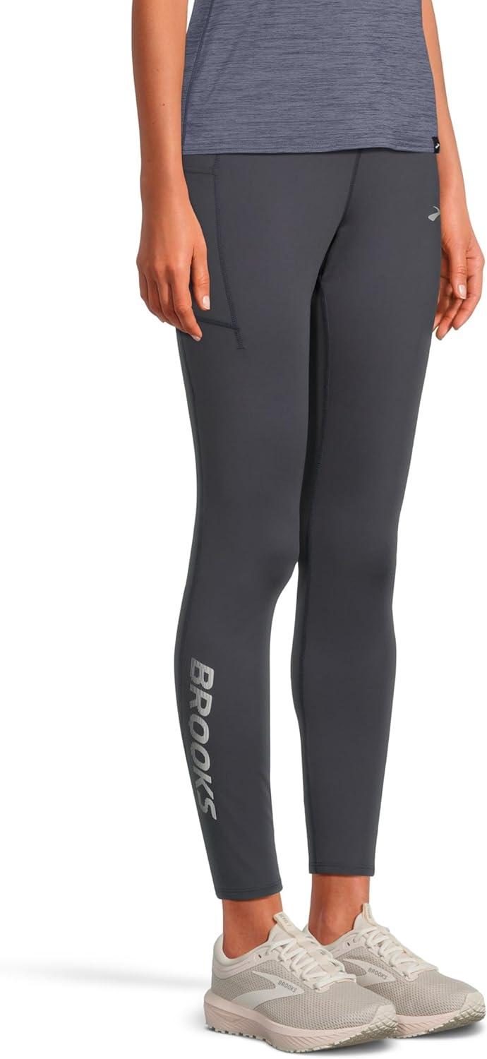 image:imageBrooks Womens Momentum Thermal Tight 20Dark NightshadowSpeed Logo