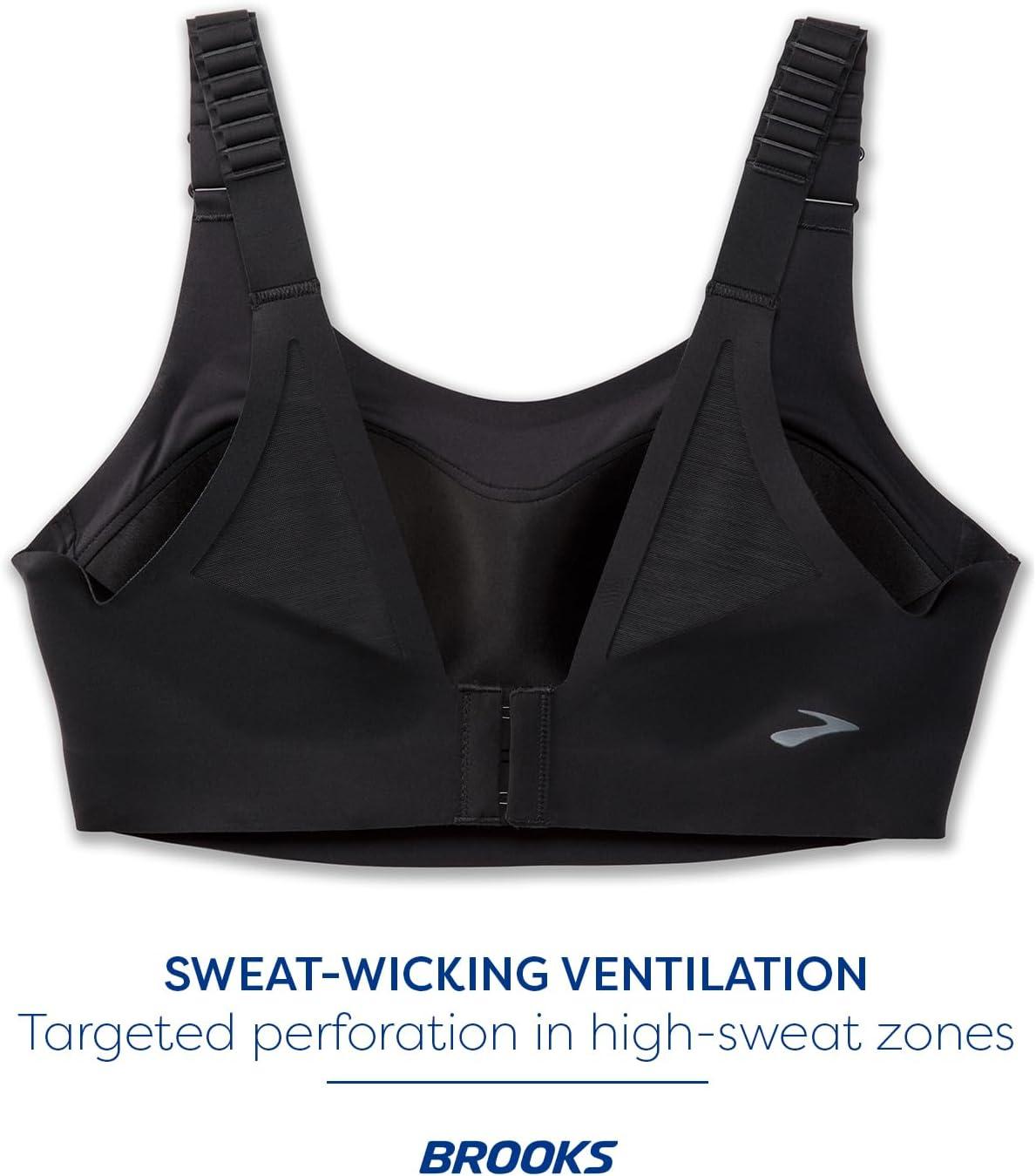image:imageBrooks Womens Racerback 20 Sports Bra for High Impact Running Workouts amp Sports with Maximum SupportBlack