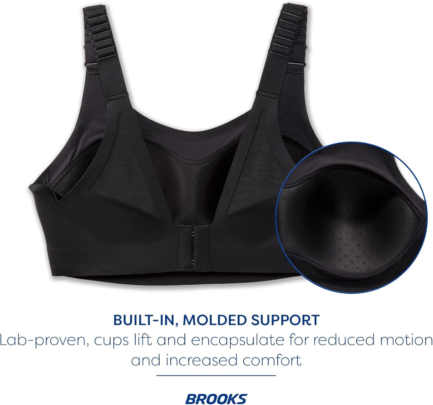 image:imageBrooks Womens Racerback 20 Sports Bra for High Impact Running Workouts amp Sports with Maximum SupportBlack