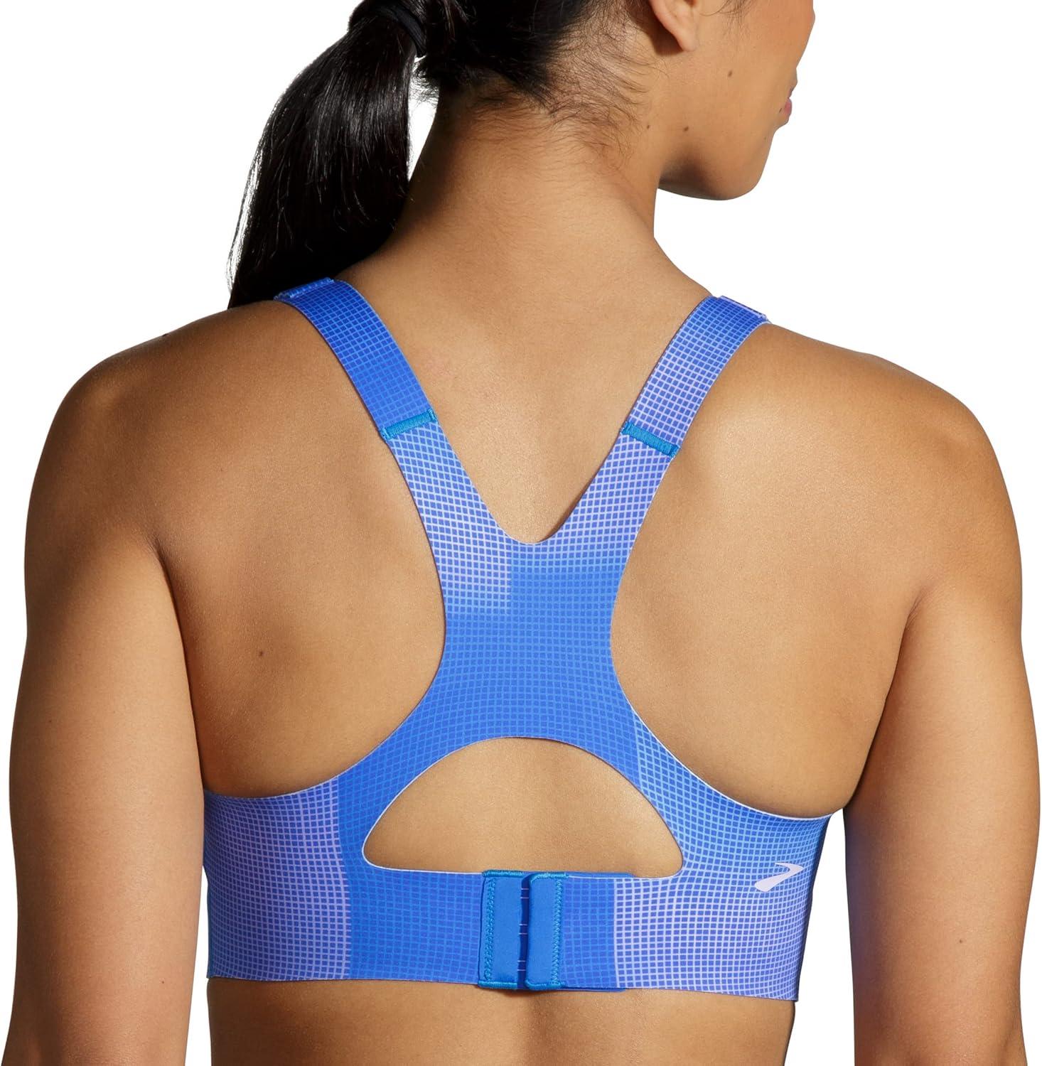 image:imageBrooks Womens Racerback 20 Sports Bra for High Impact Running Workouts amp Sports with Maximum SupportBluetiful Altitude Print