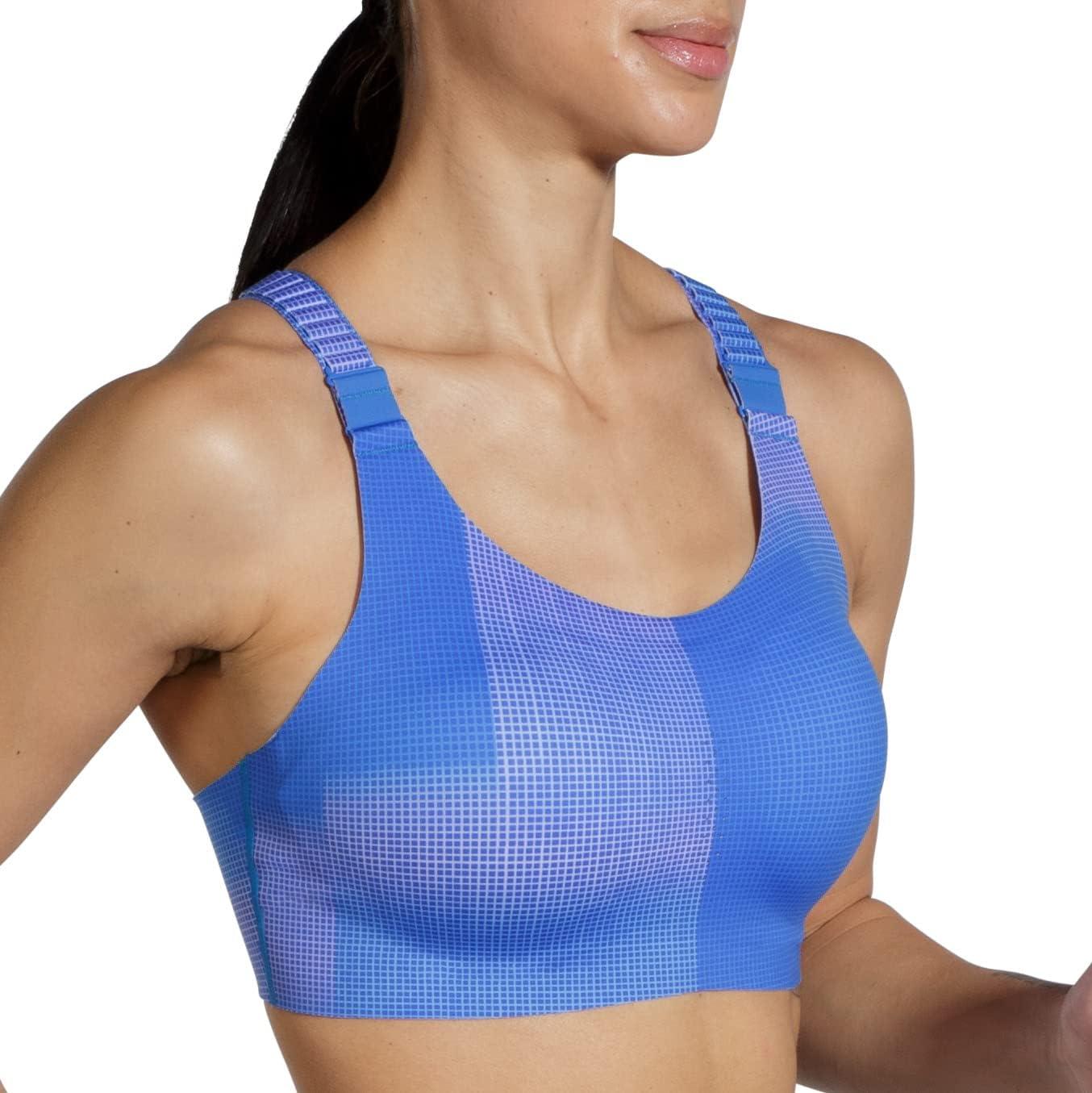 image:imageBrooks Womens Racerback 20 Sports Bra for High Impact Running Workouts amp Sports with Maximum SupportBluetiful Altitude Print