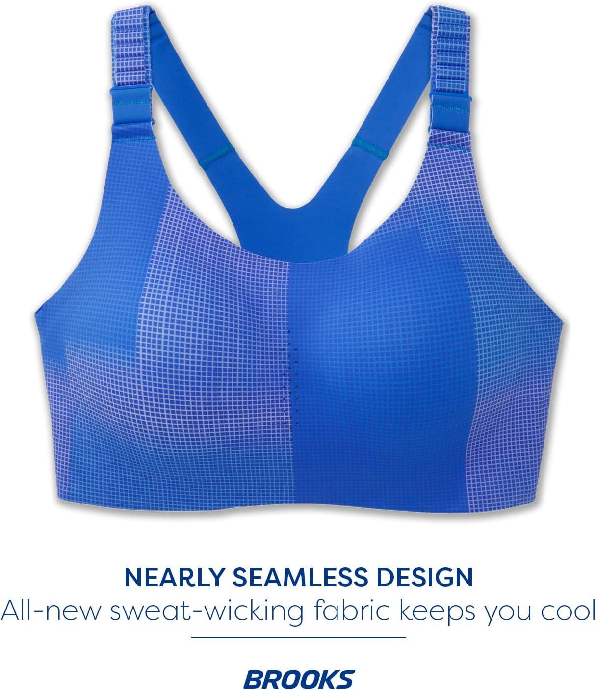 image:imageBrooks Womens Racerback 20 Sports Bra for High Impact Running Workouts amp Sports with Maximum SupportBluetiful Altitude Print