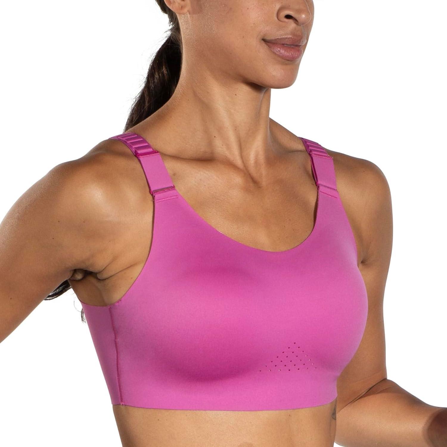 image:imageBrooks Womens Racerback 20 Sports Bra for High Impact Running Workouts amp Sports with Maximum SupportFrosted MauveMauve